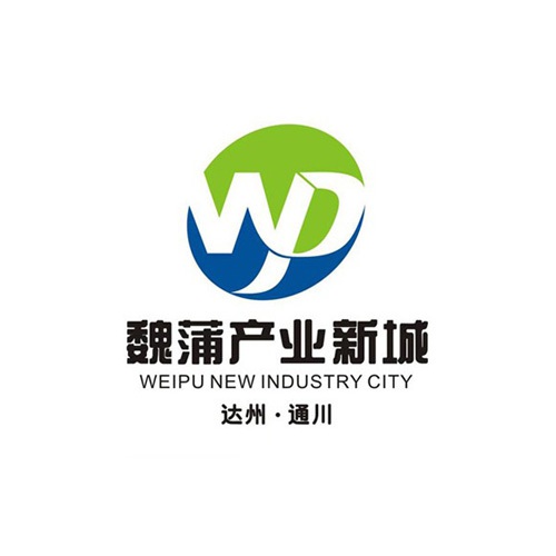 VI设计-达州通川魏蒲工业新城VI设计_魏蒲工业新城创意LOGO标记设计