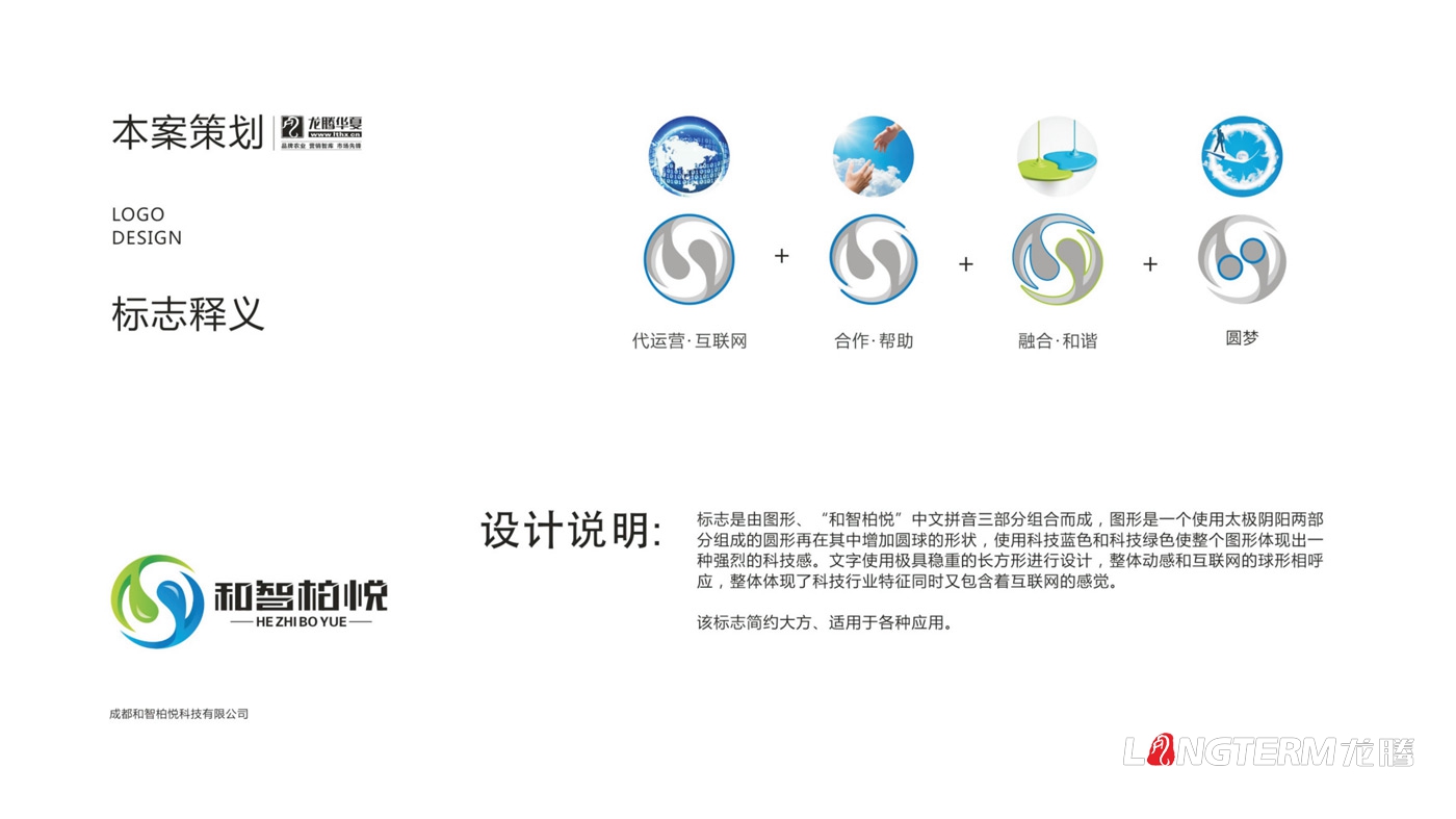 成都和智柏悦科技有限公司LOGO设计_四川科技企业品牌形象VI视觉设计