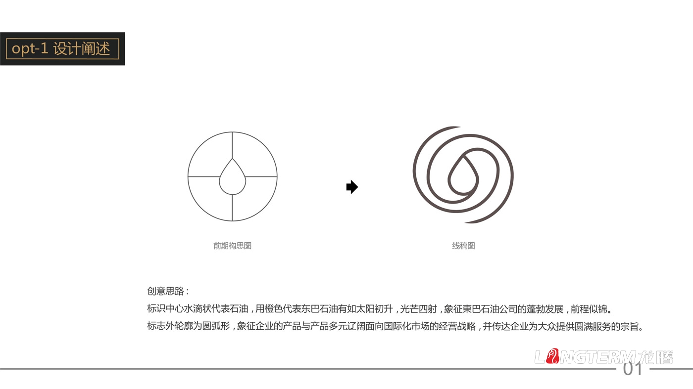 东巴石油有限公司LOGO设计_石油公司品牌视觉形象识别系统设计